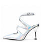 Iridescent Strap Heels