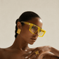 Yellow Shield Sunglasses