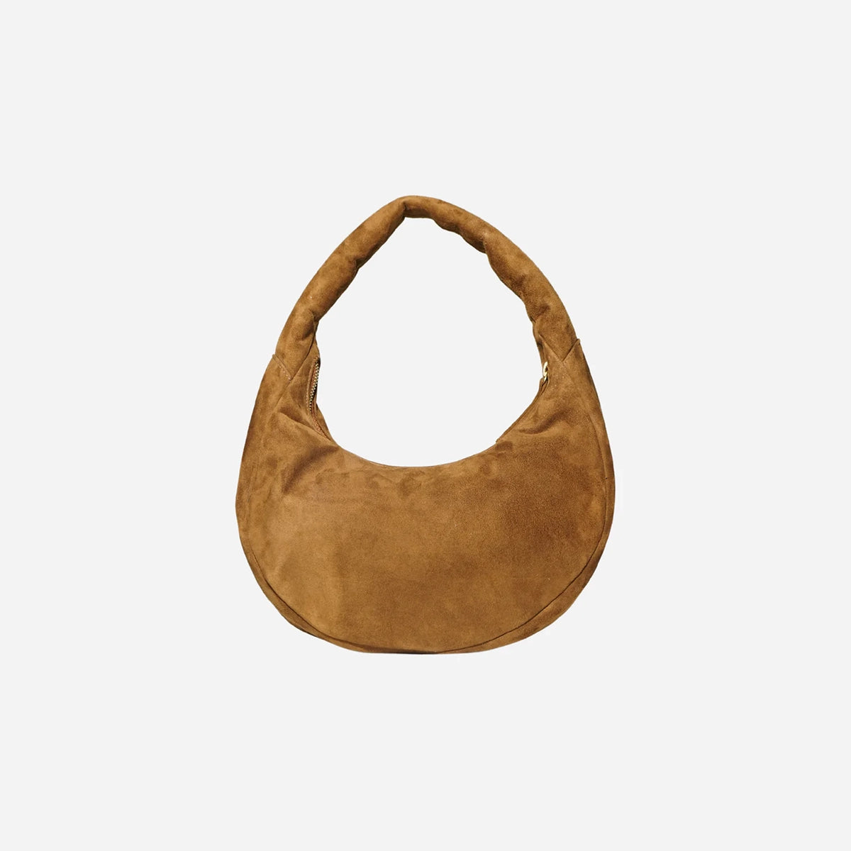 The Circle bag Small Suede- Chocolate