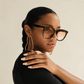 Oversized Rounded Black Sunglasses