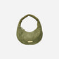 The Circle bag Small Suede- Olive