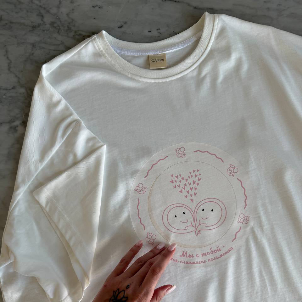 PALMESHKI T-SHIRT IN WHITE