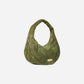 The Circle bag Small Suede- Olive