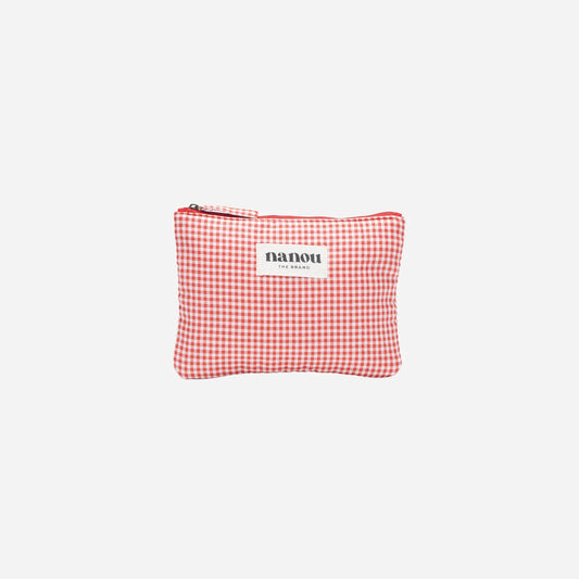 Nanou clutch Vichy - Red