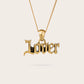 LOVER PENDANT IN GOLD