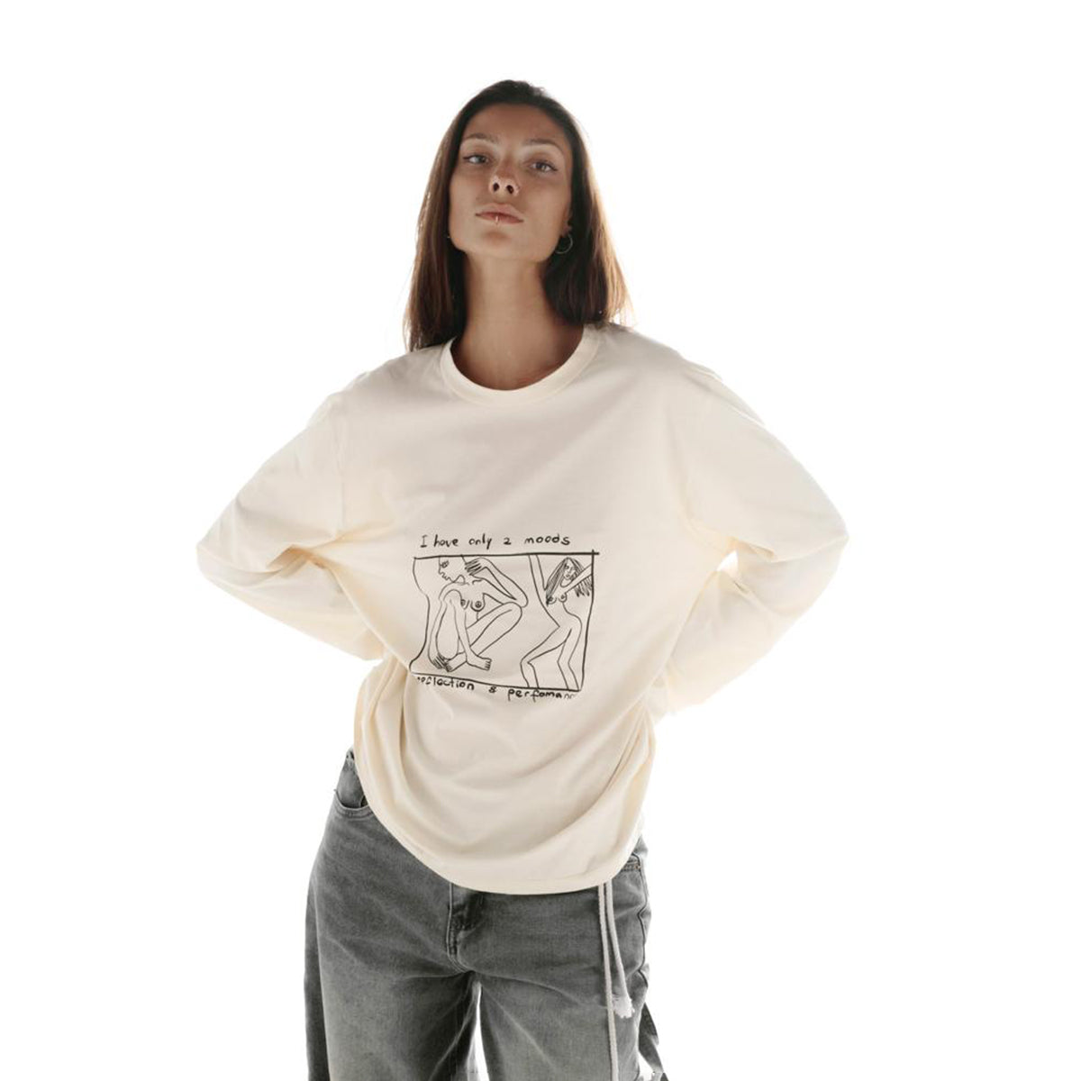 Lemur Oversized Longsleeve Reflection