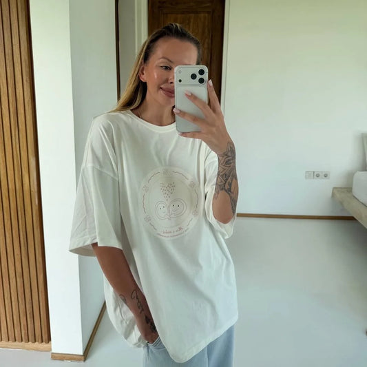 PALMESHKI T-SHIRT IN WHITE