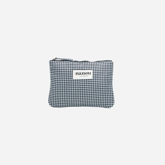 Nanou clutch Vichy - Black