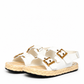 White Buckle Sandals