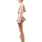 Beige Knee-High Boots