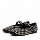 Studded Mary Jane Flats
