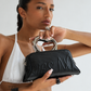 Black Sculptural Mini Bag