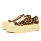 Leopard Print Platform Sneakers