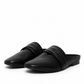Black Minimal Mules