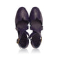 Mangrove Leather Flats In Purple