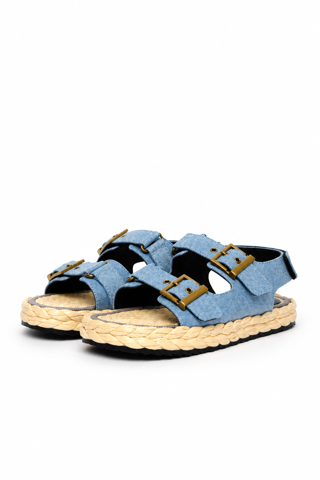 Blue Denim Sandals