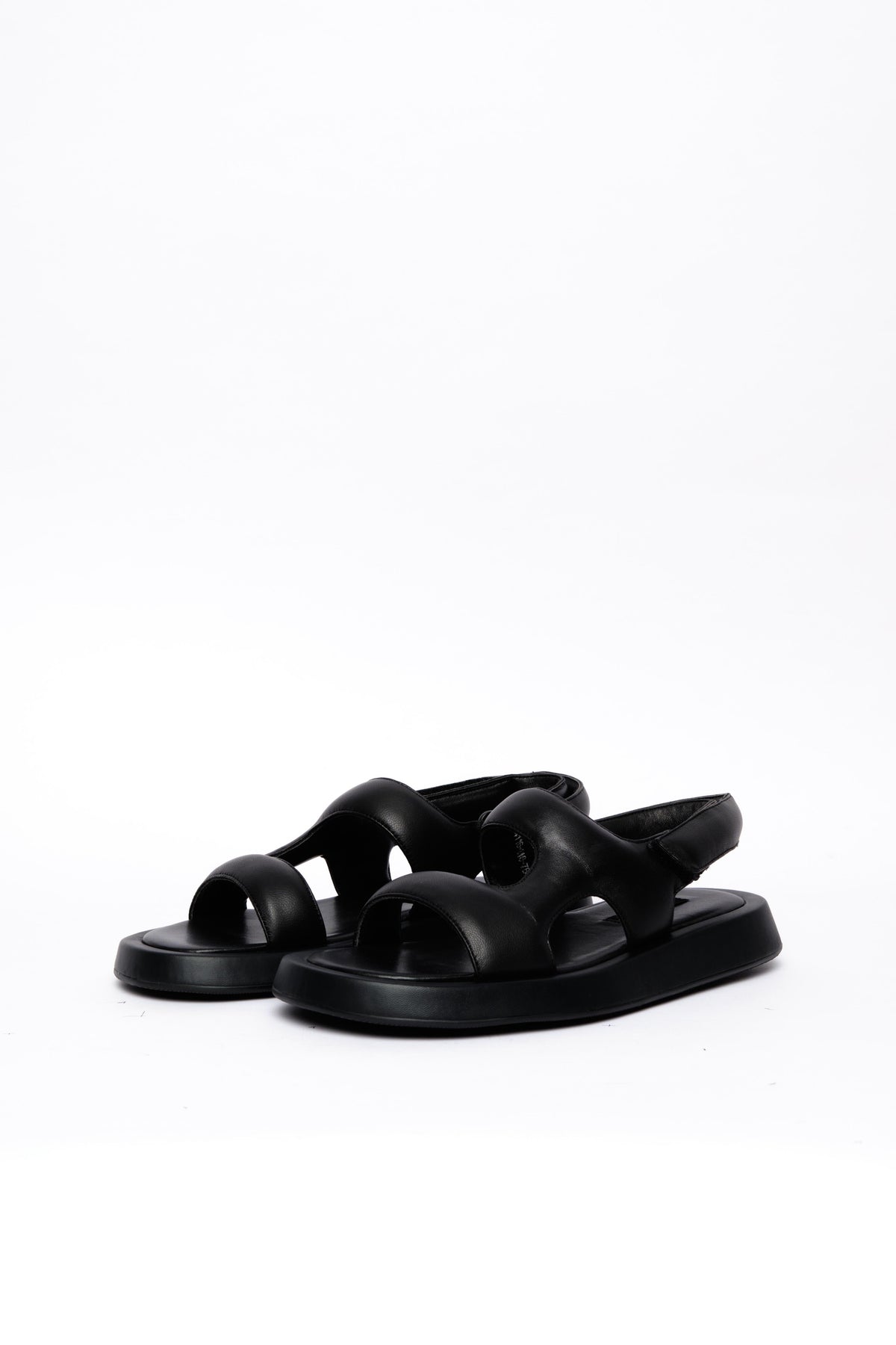 Black Minimal Sandals