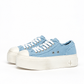 Blue Platform Sneakers