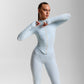 MODEL P02.27 SET TOP LEGGINGS SKY BLUE