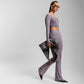 MODEL P01.27 SET TOP AND FLARED PANTS GREY
