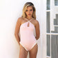 Choux One-Piece In Pastel Pink