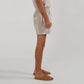 CUFFED LOUNGE LINEN SHORTS