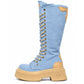 Denim Tall Boots