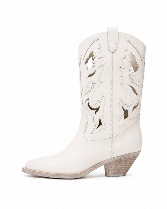 White Cowboy Boots