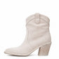 Cream Suede Boots