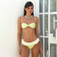 Bonbon Bikini Top & Bottom In Pistachio
