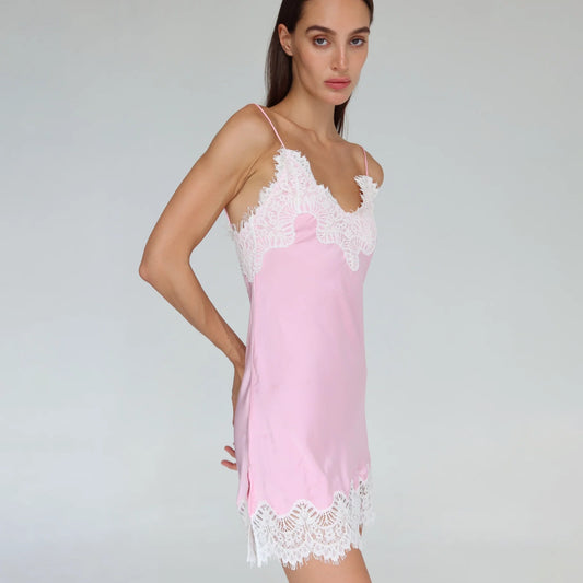 Mini Slip Dress Pink