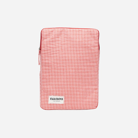 Laptop cover Vichy - Red