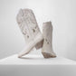White Leather Boots