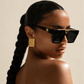 Black Geometric Sunglasses