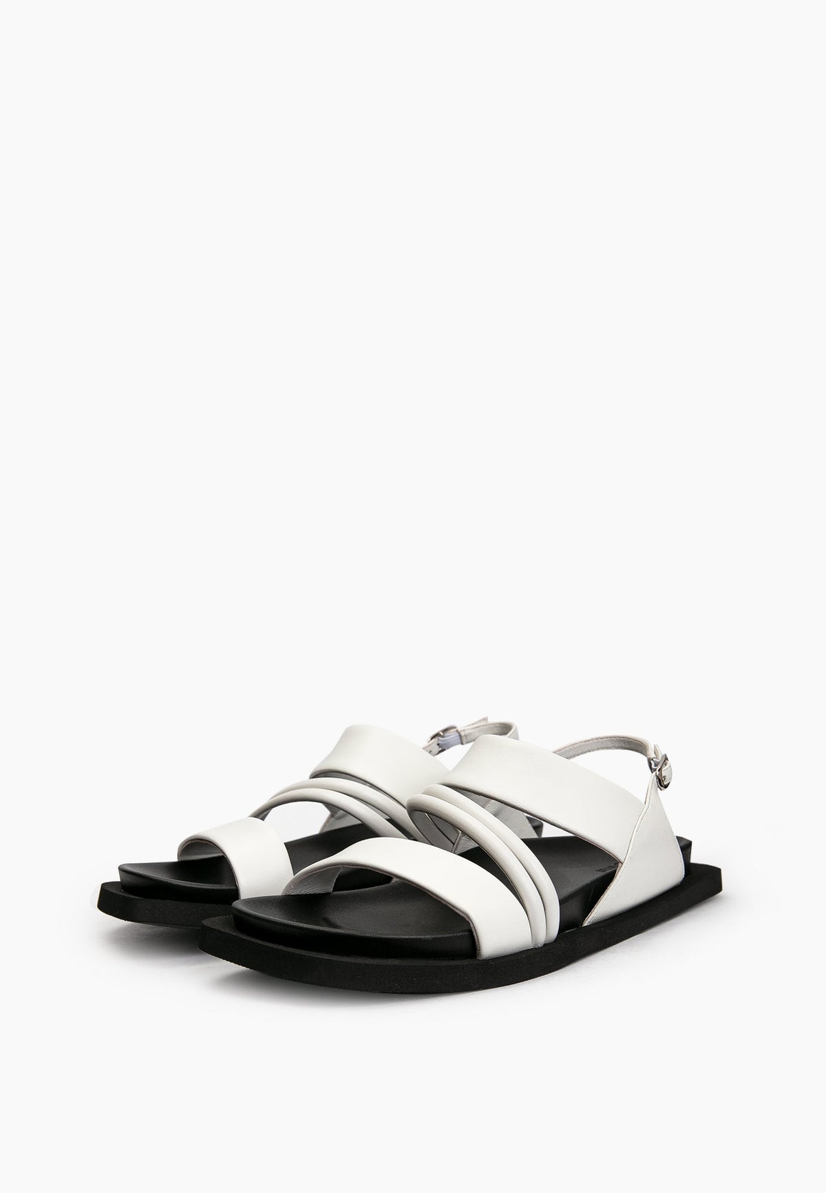 White Minimal Sandals