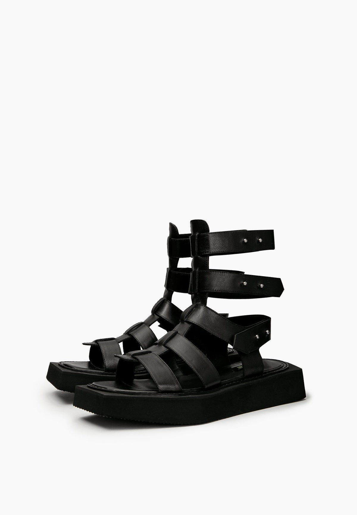 Black Gladiator Sandals