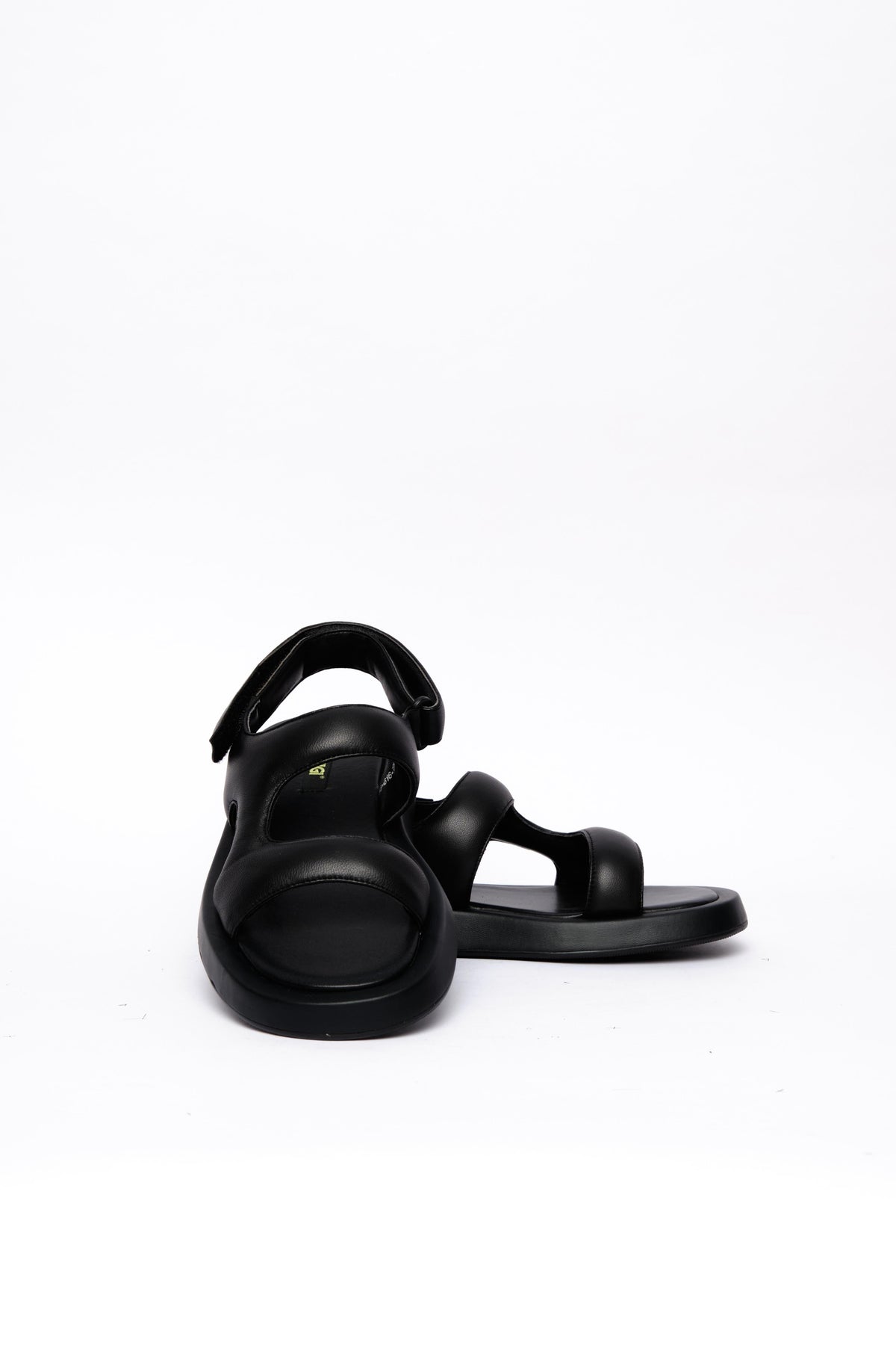 Black Minimal Sandals