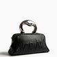 Black Sculptural Mini Bag