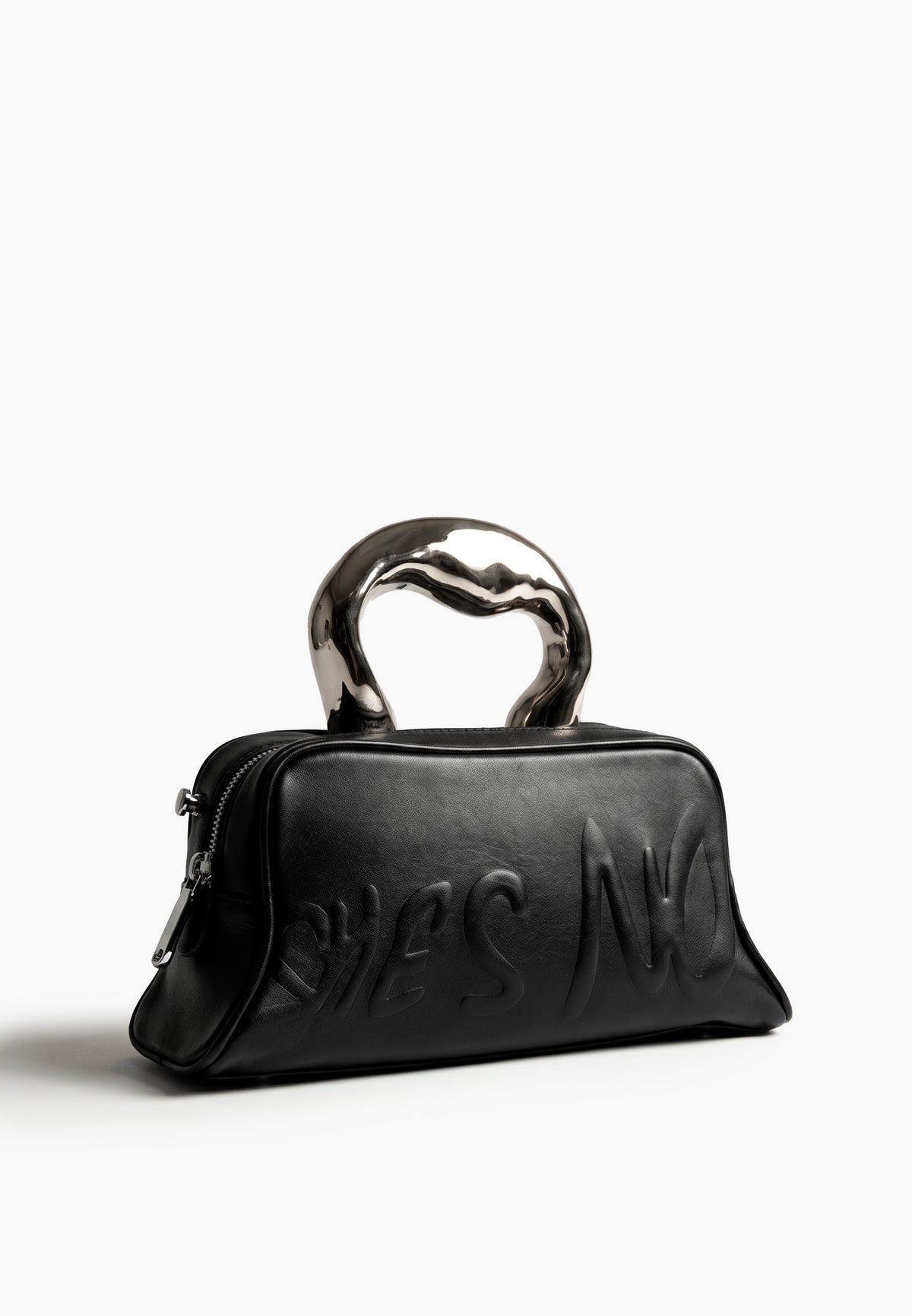 Black Sculptural Mini Bag