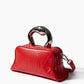 Red Sculptural Evening Bag