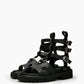 Black Chain Sandals