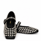 Studded Mary Jane Flats