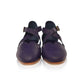 Mangrove Leather Flats In Purple
