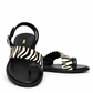 Zebra Strap Sandals