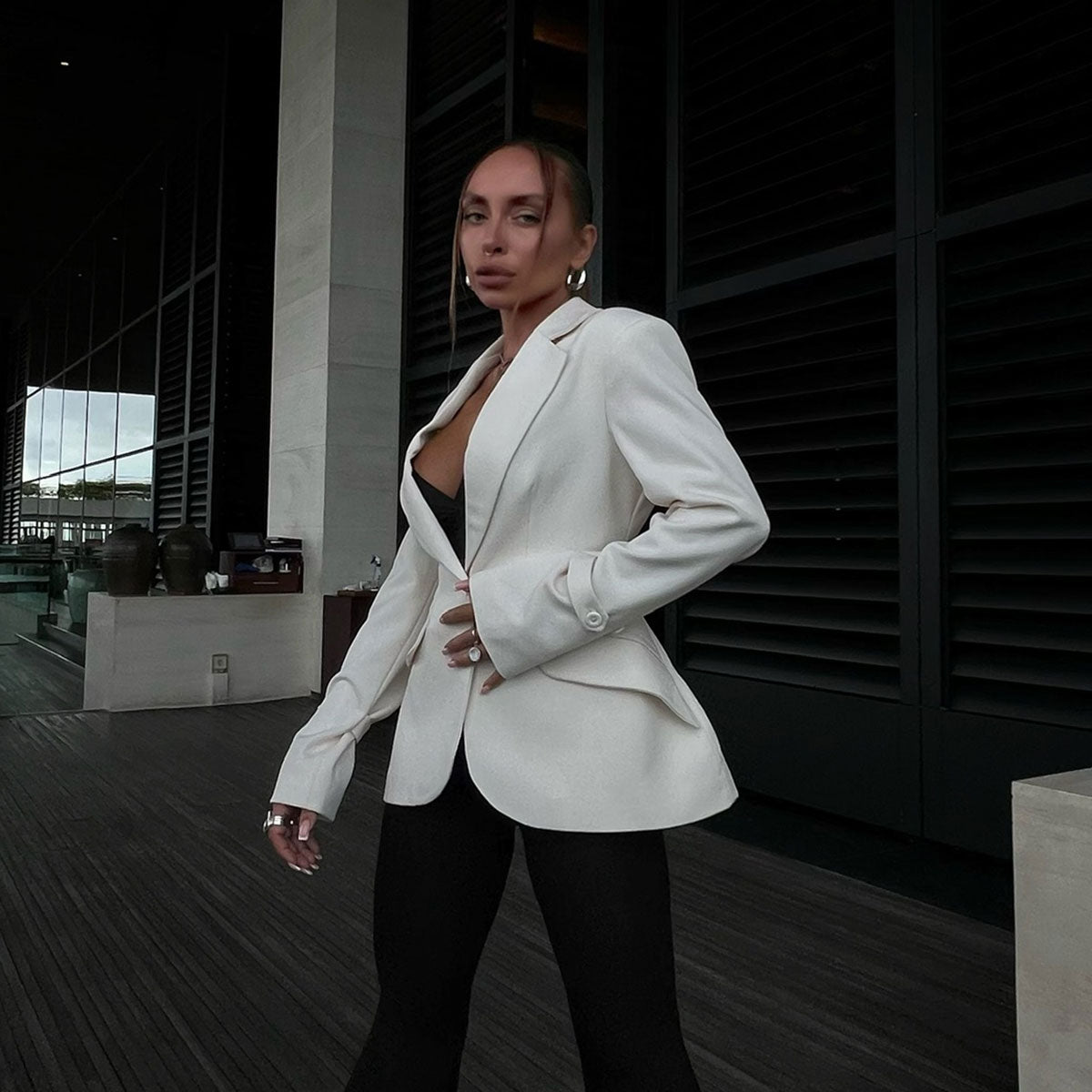 Blazer Jacket SOUL White