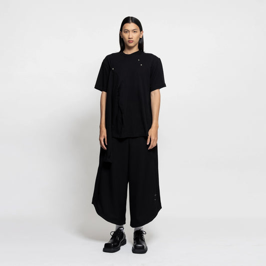 MAZE OVERSIZE TEES BLACK