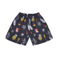 LINEN SHORT BBH SIGNATURE PRINT BLACK