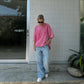 BUSINESS CLASS OVERSIZED T-SHIRT IN PINK