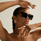 Black Geometric Sunglasses