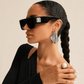 Black Rectangle Sunglasses